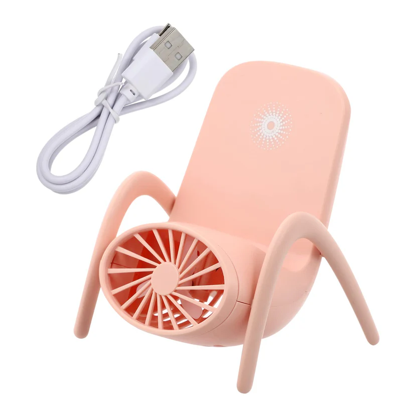 Portable Mobile Phone Holder Fan – Handheld, Multi-Function (Battery Not Include) - Image 2