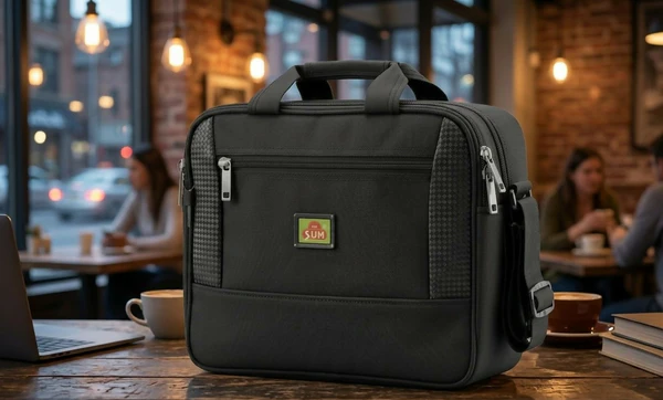 Executive Laptop Messenger Bag for Office & Business Use - Image 2