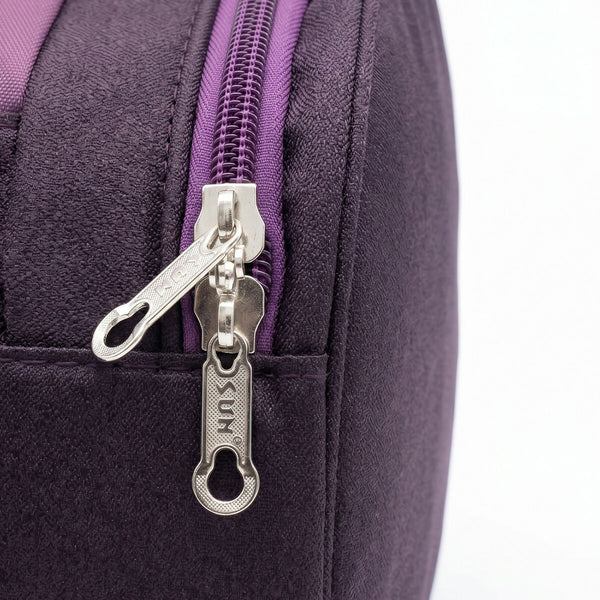 Travel Duffel Bag Set 20 Inch & 24 Inch Multipurpose Zipper Storage Carry Bag 2 Pc - Wine - Image 2