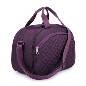 Travel Duffel Bag Set 20 Inch & 24 Inch Multipurpose Zipper Storage Carry Bag 2 Pc - Wine