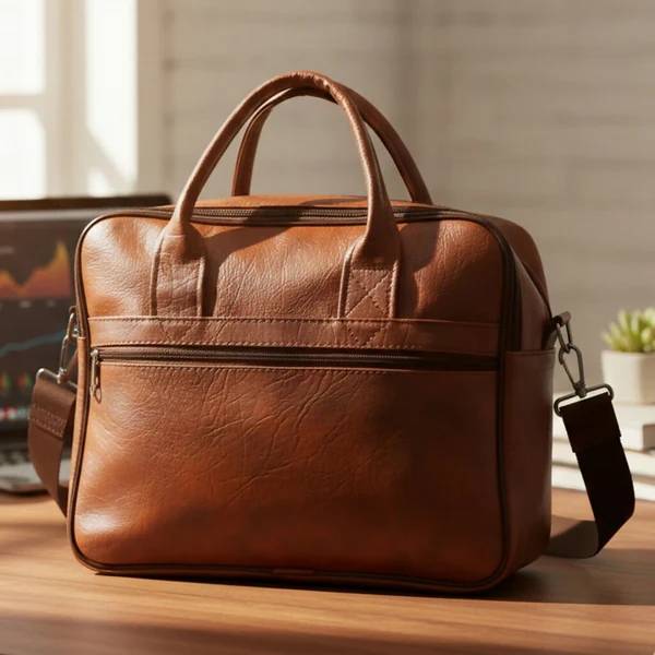 Multicolor Foam Laptop Bag – Office Travel Messenger Bag with Shoulder Strap - Image 4